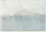 内山　良子 ／ UCHIYAMA ryoko ： ある朝目覚めると 54.5×79 木版