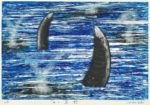 大井戸百合子／OIDO yuriko：海の墓標1 50×65 銅版