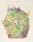 大久保澄子／OKUBO sumiko：森の詩H－1－春が来た－ 78×55 木版・銅版・エンボス
