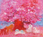 岩渕ケイ子／IWABUCHI keiko 咲く花の中に 194×224 油彩